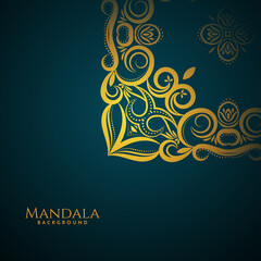 Mandala design beautiful luxury background