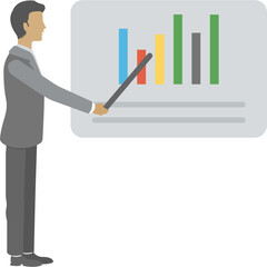 
Flat icon of a group of people standing together
