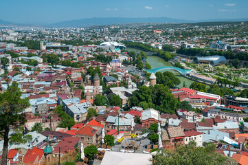 Fototapeta na wymiar Tbilisi City, Georgia, Middle East