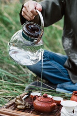 Asian culture. Chinese tea ceremony