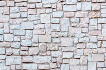 Old stone masonry background. Stone wall texture and pattern