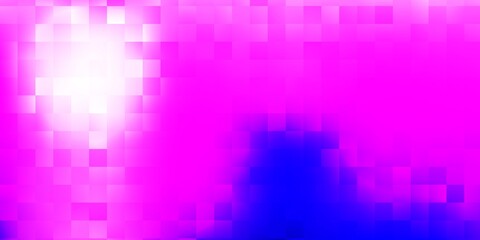 Light purple, pink vector backdrop with chaotic shapes.