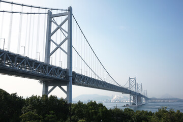 与島から見る瀬戸大橋