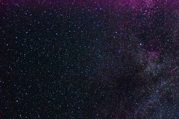 Amazing view on night sky