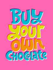 Anti Valentine hand drawn lettering