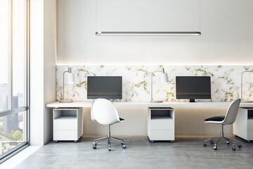 Coworking office interior