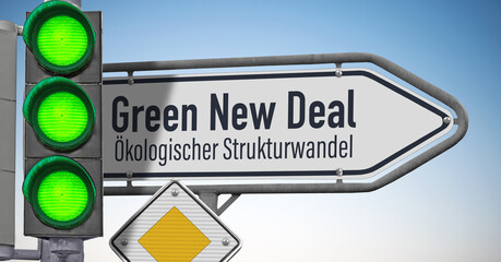 Green New Deal, Ökologischer Strukturwandel, alle Signale auf Grün