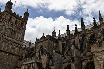 Fototapeta na wymiar charles bridge city cathedral in england