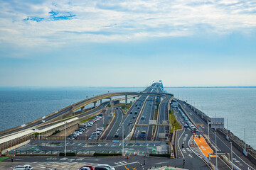 東京湾アクアラインの風景