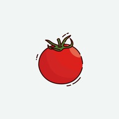 Tomato illustration for icon