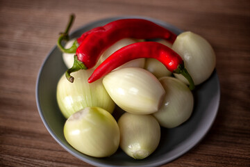 close-up of vegetables in the home kitchen