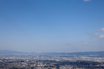 交野山山頂からの風景