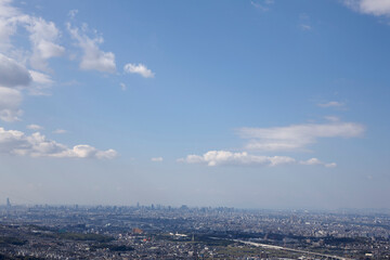 交野山山頂からの風景
