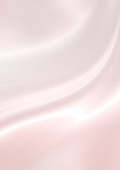 絹のような光沢のある曲線　背景素材（ピンク）縦
