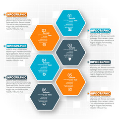 Abstract 3D Paper Infographics. Business template .Vector illustration
