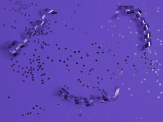 Obraz premium Festive background. Colorful glitter circles on background.
