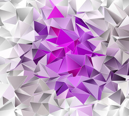 Obraz premium 3d Triangles, abstract background. Design wallpaper.