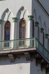 white tower in Alexander Park, Pushkin, Saint Petersburg