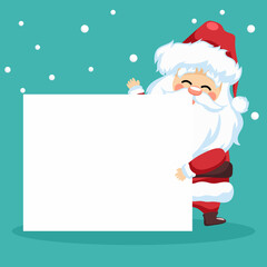 Little santa claus design for holiday card