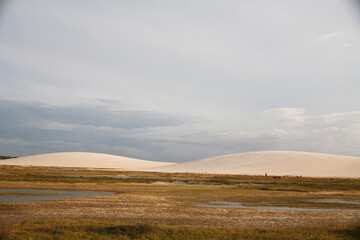 landscape with sand dunes