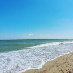 beach and blue sky