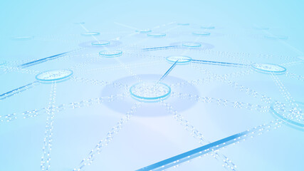 Obraz premium Heart Line Wedding Holiday CG background