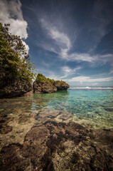 Fototapeta premium seascape with rocks and sea