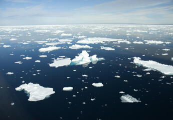 Drift ice at the sea around Spitsbergen © AGAMI