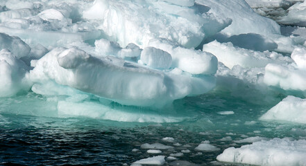 Drift ice Spitsbergen © AGAMI