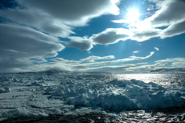 Drift ice Spitsbergen