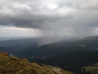 fog in the mountains