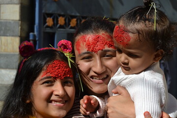 sibling love during festival times.