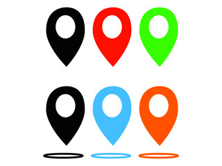 Route sign or track from point a to b