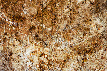 Rust background. Metal corrosion texture. Grunge steel backdrop. Scratched rusty iron sheet.