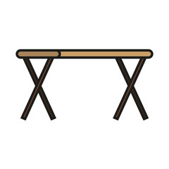 home desk table vector design