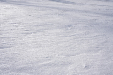 Snow and ice in winter