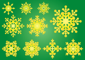 ♪snow crystal gold♪