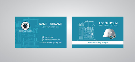Business Card Template, Engineer Name card