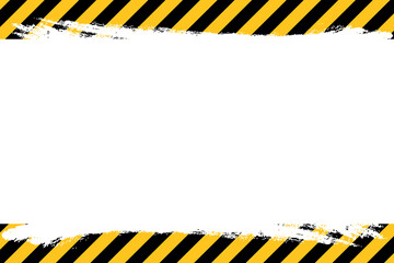 Caution tape border grunge design. Clipart image.