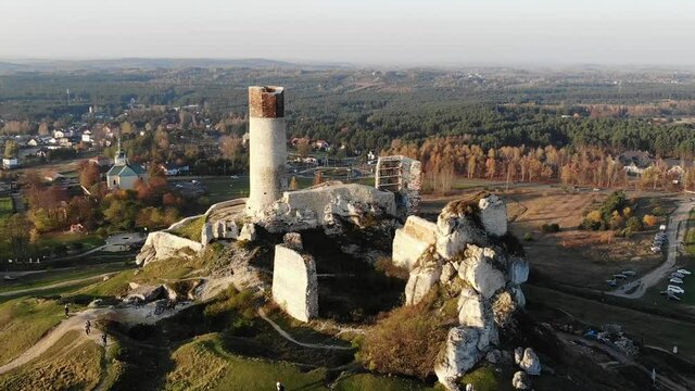 Wzg&oacute;rze Zamku w Olsztynie.	