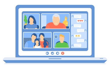 Family video chatting3