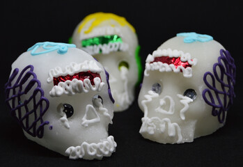 Fototapeta na wymiar mexican candy skull