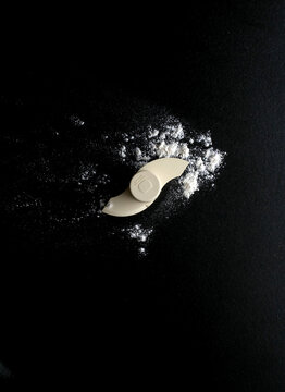 Close up of blender blade