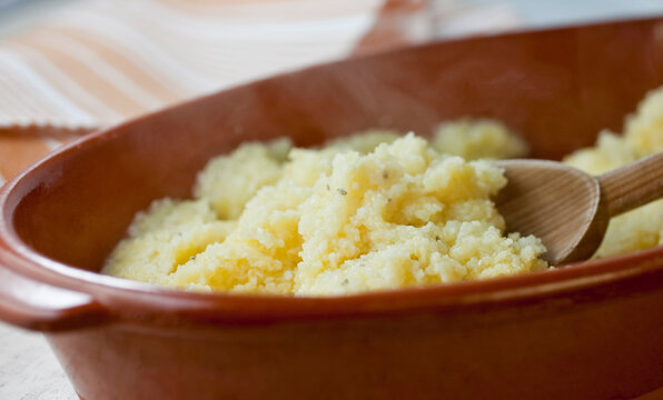 Easy Oven Baked Polenta In Pot