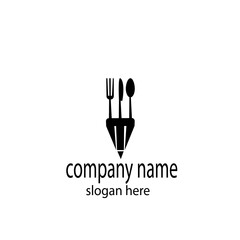 logo stationery, pencil illustration with color design, vector