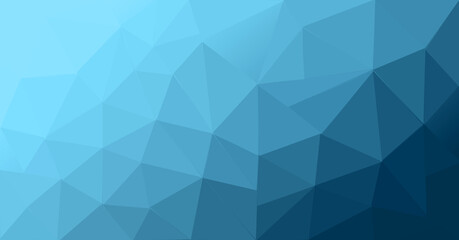 Obraz premium blue Low poly for abstract background
