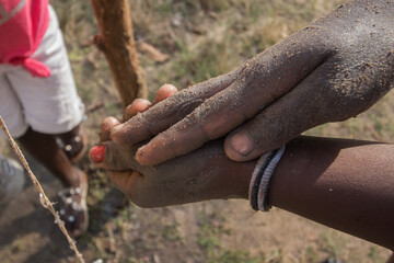 Hand washing with ash as an alternative to soap. WHO guidelines currently recommend that ash can be used for hand cleaning when soap is not available. 