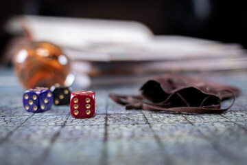 Game dice - board games and role play games