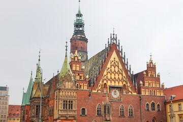 Fototapeta na wymiar Wroclaw Old Town Hall, Poland