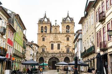 Fototapeta na wymiar The Cathedral of Braga in northwestern Portugal